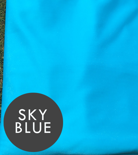 sky blue YOGA silks for sale