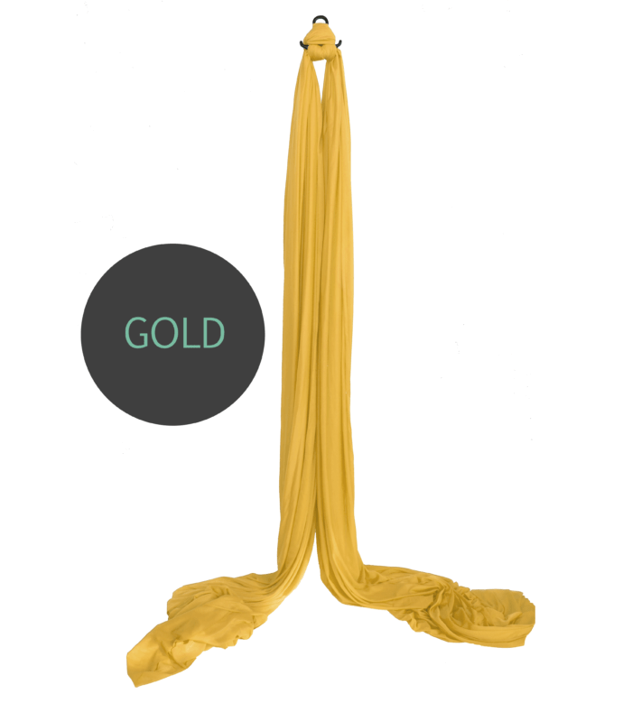 gold aerial silks for sale