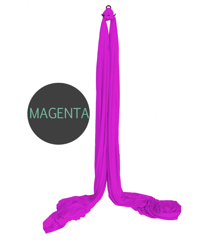 magenta pink aerial silks for sale