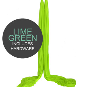 Lime Aerial Silks For Sale