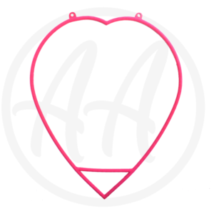 Pink Aerial Heart Hoop For Sale