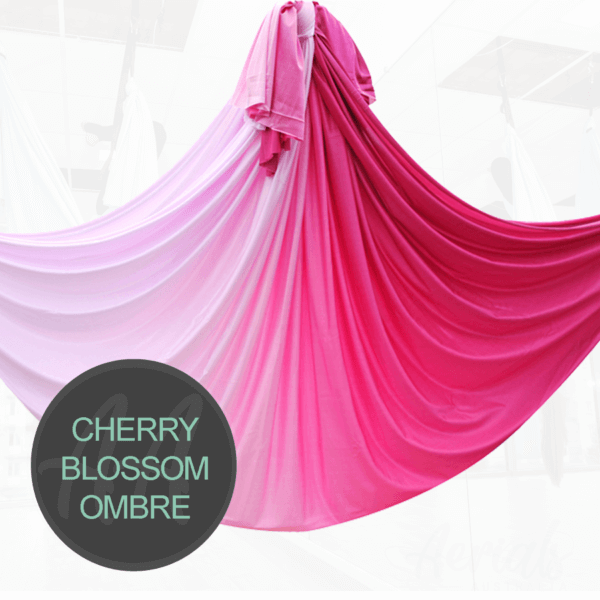 CHERRY BLOSSOM PINK Ombre aerial yoga hammocks for sale