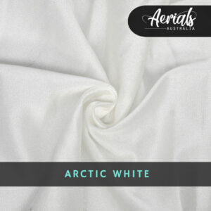 Arctic-White-Low-Stretch-Aerial-Silks-Australia