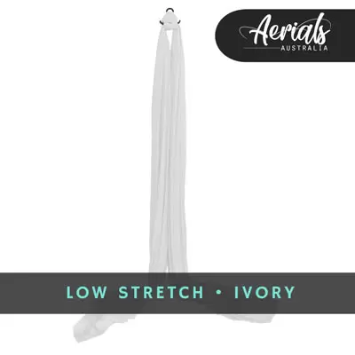 Ivory-White-Low-Stretch-Aerial-Silks-Australia-feature