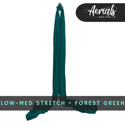 forest-green-low-medium-stretch-aerial-silks-australia