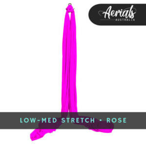 Rose-Pink-low-medium-stretch-aerial-silks-australia
