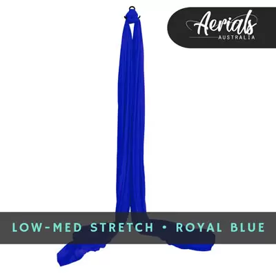 Royal Blue-low-medium-stretch-aerial-silks-australia