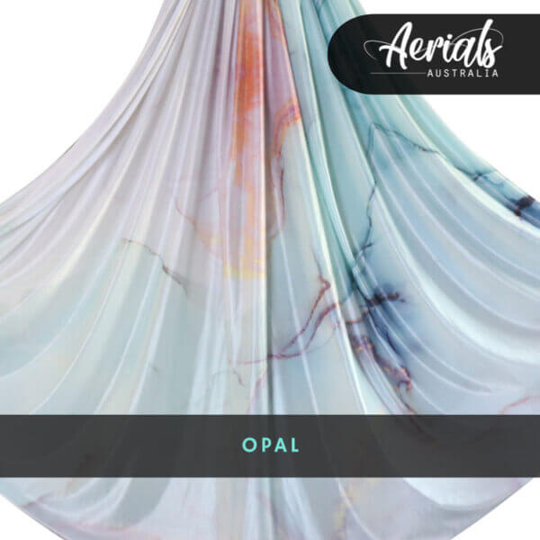 Opal pattern aerial yoga hammock Silk aerials Australia